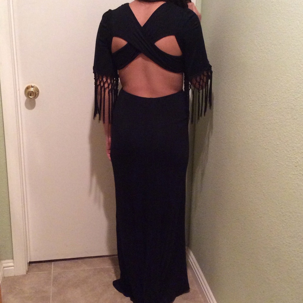 Black long dress